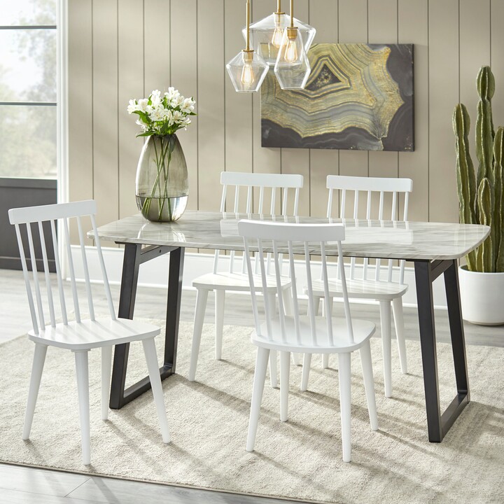 Lifestorey Lowry 5piece Sled Dining Set ShopStyle
