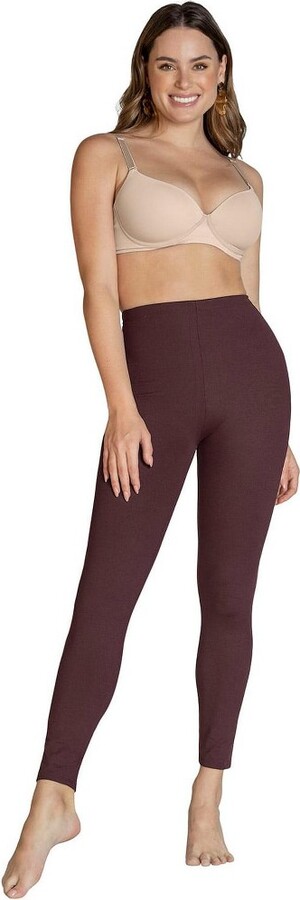 Leonisa Everyday Slimming High-Waisted Legging - Red L - ShopStyle