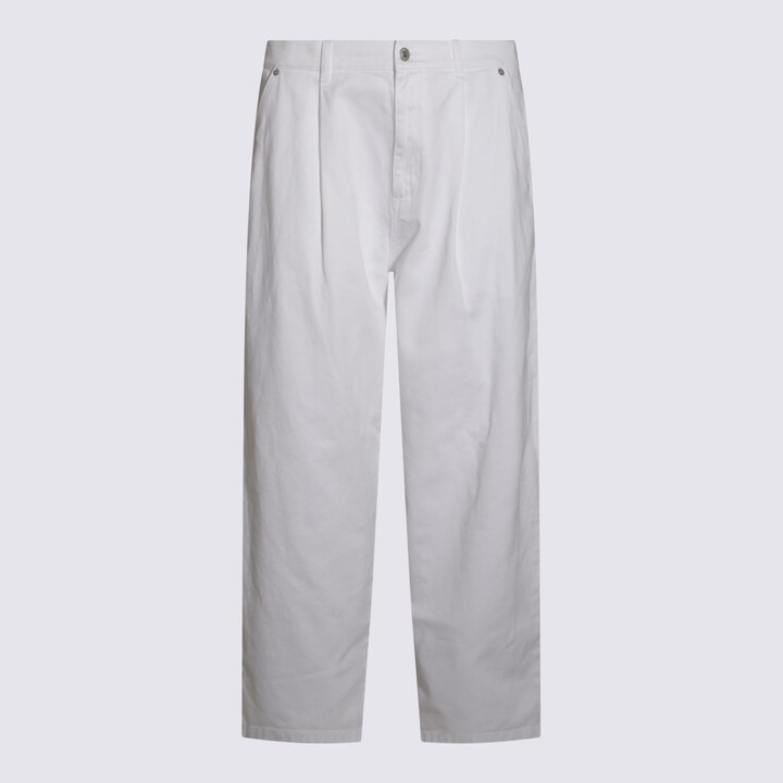 White Cotton Pants