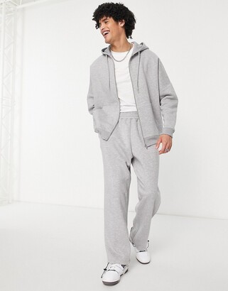 ASOS DESIGN oversized balloon sweatpants in gray heather - part of a set -  ShopStyle