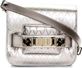 Thumbnail for your product : Proenza Schouler Silver Embossed Patent Leather PS11 Classic Tiny Shoulder Bag