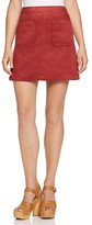 Thumbnail for your product : Sanctuary Serina Faux Suede A-Line Skirt