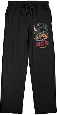 Bioworld Godzilla Mens Fleece 1 Pair Pajama Pants