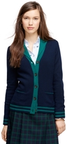Thumbnail for your product : Brooks Brothers Merino Wool V-Neck Cardigan