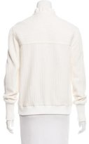Thumbnail for your product : Derek Lam 10 Crosby Knit Patterned Bomber Jacket