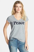 Thumbnail for your product : Vince Camuto 'Peace' V-Neck Tee