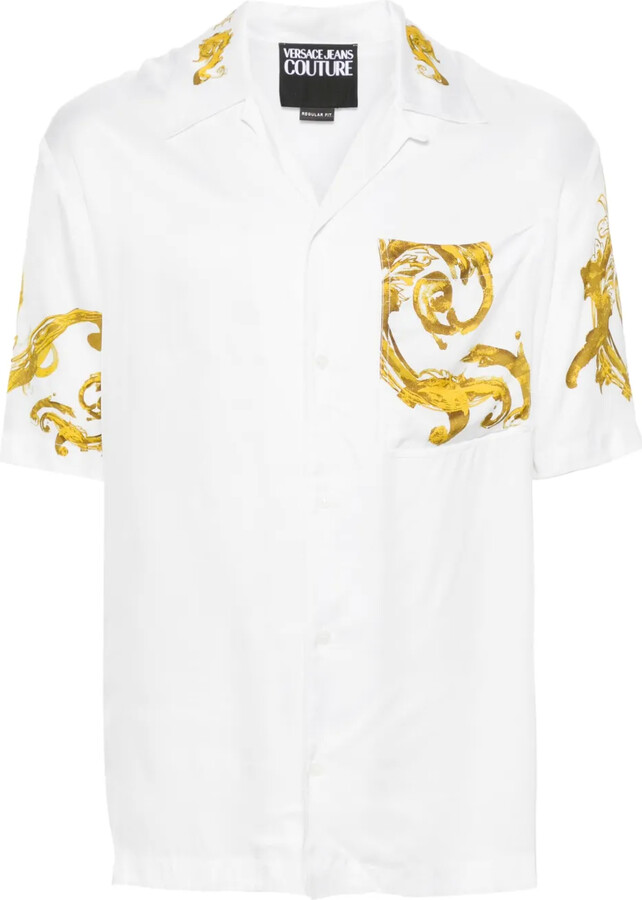 Versace Jeans Couture Baroccoflage-print satin shirt