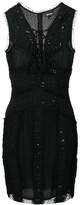 Just Cavalli fitted lace-up dress 
