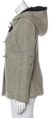 Smythe Alpaca-Trimmed Wool Jacket