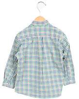 Thumbnail for your product : Oscar de la Renta Boys' Plaid Button-Up Shirt green Boys' Plaid Button-Up Shirt