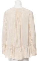 Thumbnail for your product : Thakoon Silk Long Sleeve Top