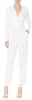 Thumbnail for your product : Alice + Olivia Violetta Long-Sleeve Tuxedo Jumpsuit, Cream