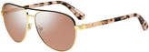 Thumbnail for your product : Kate Spade Emilyann Aviator Sunglasses