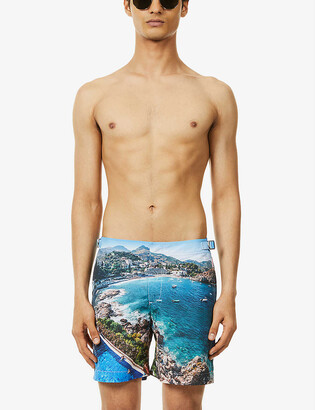 Orlebar Brown Bulldog photo-print recycled-polyester swim shorts