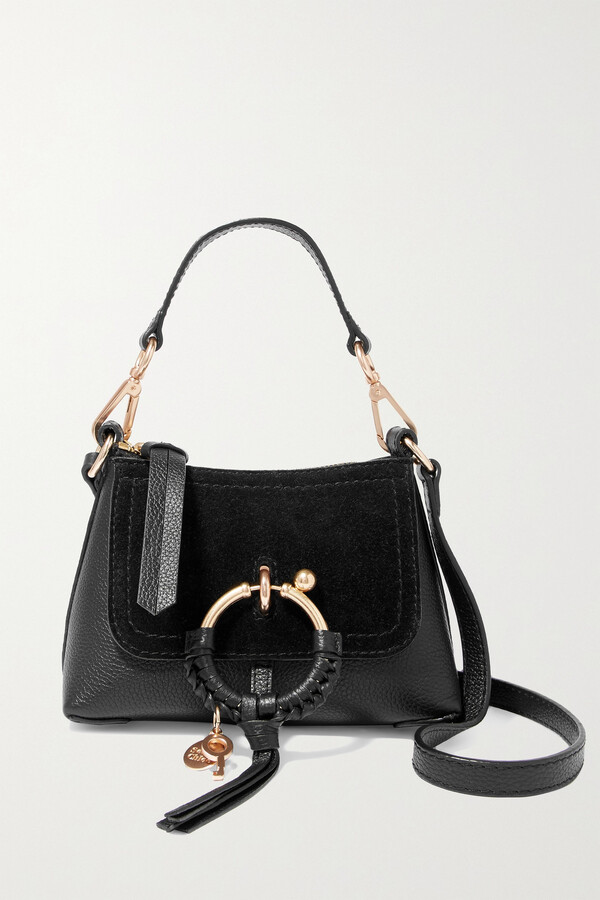 Womens Shoulder bags See By Chloé Shoulder bags See By Chloé Suede Joan Small Shoulder Bag in Black Save 18% 
