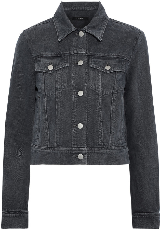 J Brand Harlow Cropped Denim Jacket - ShopStyle