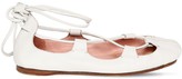 Thumbnail for your product : Lanvin 10mm Leather Ballerina Flats