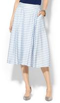 Thumbnail for your product : JOA Stripe Midi Skirt