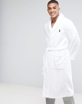 Thumbnail for your product : Polo Ralph Lauren Dressing Gown Robe In White