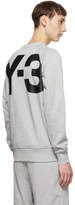 Thumbnail for your product : Y-3 Grey Back Logo Classic Crew Sweatshirt