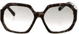 Thumbnail for your product : Derek Lam Marbled Oversize Sunglasses