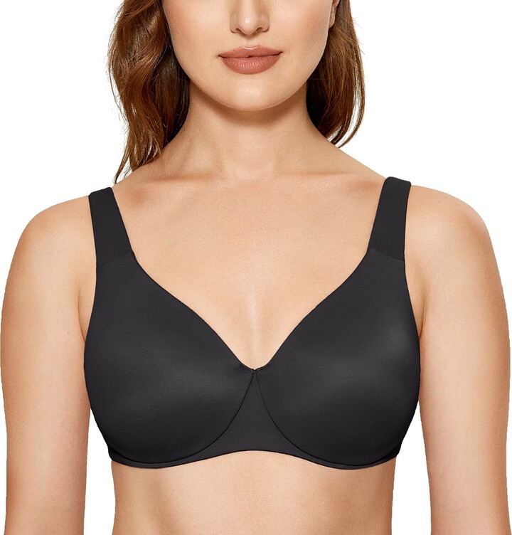 AISILIN Women's Minimiser Bra UK Underwire Non Padded Plus Size Full