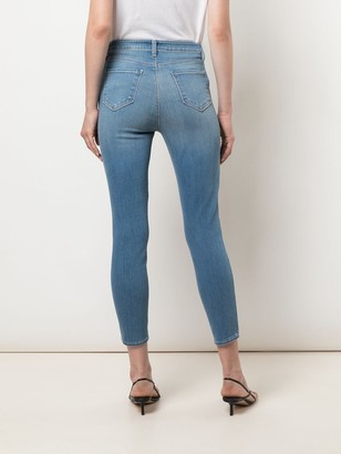 L'Agence Denim Cropped Skinny Jeans