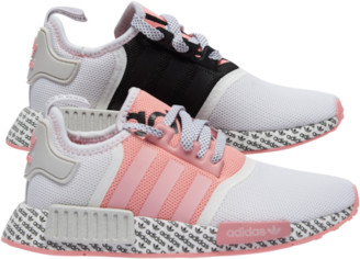 adidas NMD R1 Running Shoes - Black / White Bold Pink - ShopStyle