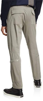 Belstaff Men's Horndon Zip-Pocket Cargo Pants