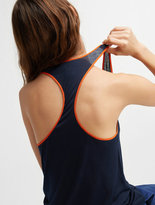 Thumbnail for your product : DKNY Pure Racerback Scoop Neck Tank With Contrast Piping