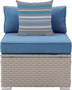 Rosecliff Heights Luis Outdoor Furniture Armless Patio Chair with Cushions