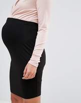 Thumbnail for your product : ASOS Maternity Over The Bump Jersey Skirt 2 Pack In Mini And Midi Length