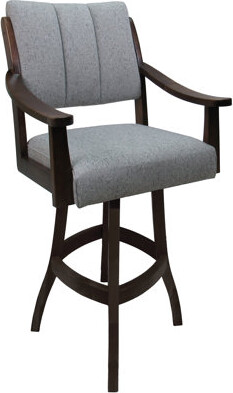 Tobias Designs Swivel Wood Bar Stool 30" Seat