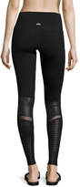 Thumbnail for your product : Alo Yoga High-Waist Moto Sport Leggings with Mesh Panels