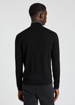 Thumbnail for your product : Paul Smith Men's Black Merino-Blend Zip Cardigan