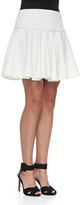 Thumbnail for your product : Milly Drop-Waist Flared Twill Skirt