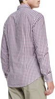 Thumbnail for your product : Vince Gingham-Check Button-Down Shirt, Lavender