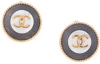 Chanel Black Earrings