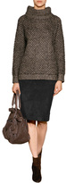 Thumbnail for your product : Paule Ka Mohair Blend Textuted Knit Pullover