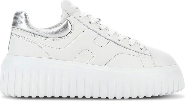 Hogan H-Stripes lace-up leather sneakers