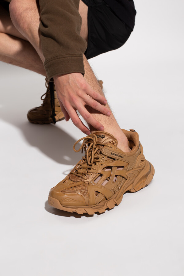 Balenciaga 'Track 2' Sneakers With Logo Men's Brown - ShopStyle