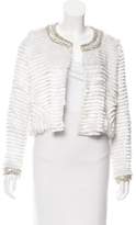 Thumbnail for your product : Amen Silk Fringe Jacket w/ Tags