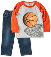 Thumbnail for your product : Kids Headquarters Little Boys' 2-Piece Raglan Tee & Jeans