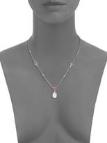 Thumbnail for your product : Konstantino Pythia Crystal, Corundum, Sterling Silver & 18K Yellow Gold Pendant Necklace