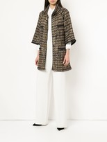 Thumbnail for your product : Chanel Pre Owned Checked Pattern Buttoned Up Jacket
