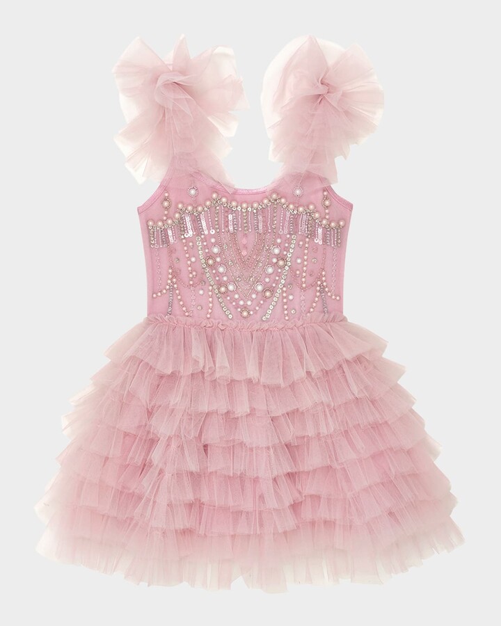 Girl's Bebe Ballroom Bliss Tutu Dress, Size 3M-24M