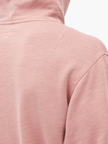 Thumbnail for your product : Rag & Bone Damon Garment-dyed Cotton-blend Hooded Sweatshirt - Pink