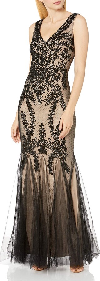 black linen wrap dress