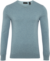 Thumbnail for your product : Oxford Basic Cotton V-Neck Blu Mel X