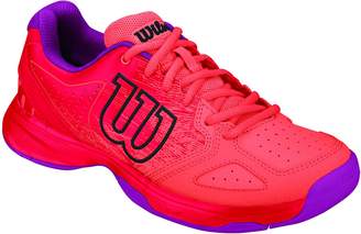 Wilson Unisex Kids' Kaos Comp JR Radiant.R/Coral Punc/P Tennis Shoes Multicolor (Radiant Red X166) 10.5 UK